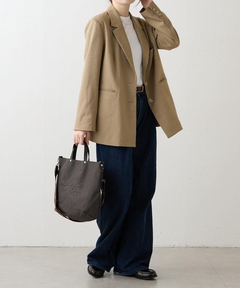 スリム2WAYトートバッグ <ナイロン>