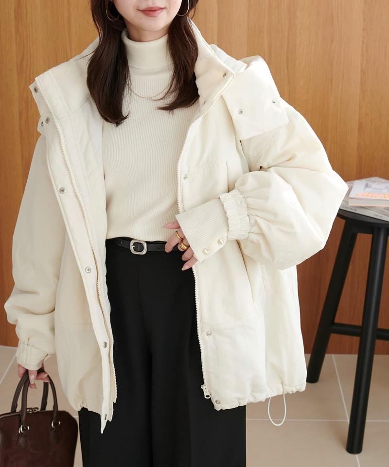 【newボタン/25色展開】リブ袖口ボタンタートル《WEB限定カラーあり》
