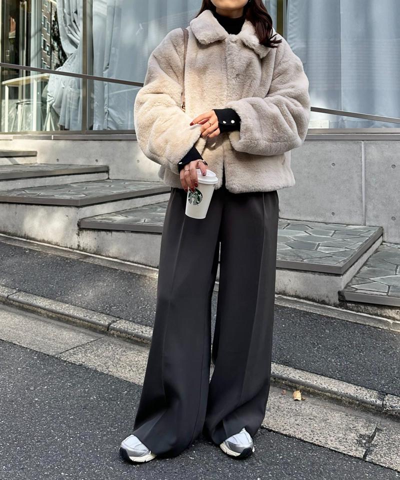 【newボタン/25色展開】リブ袖口ボタンタートル《WEB限定カラーあり》