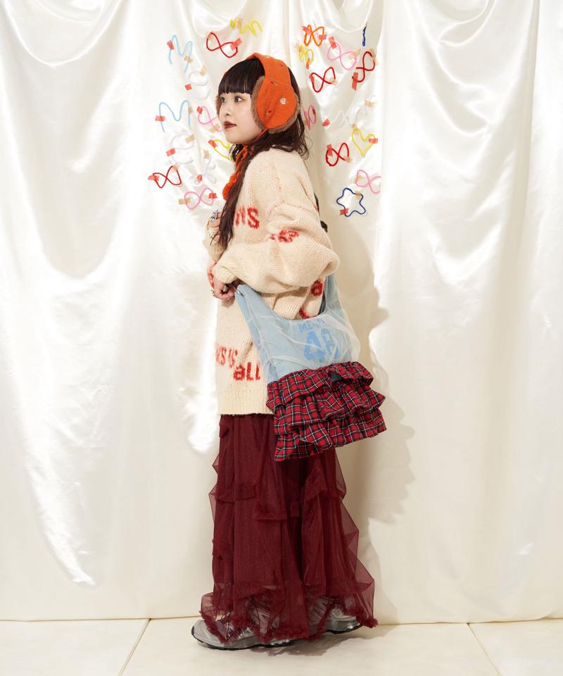 【新色登場！】【＠yuna_maruu企画】【Me＋Me/ミープラスミー】デニムフリルバッグ