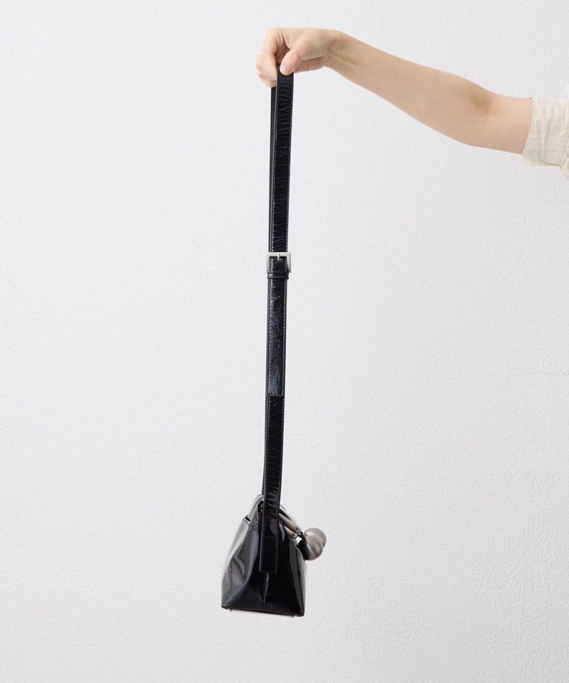 【kawa-kawa(カワカワ)】NO1464 口金スクエアポシェット/ショルダーバッグ