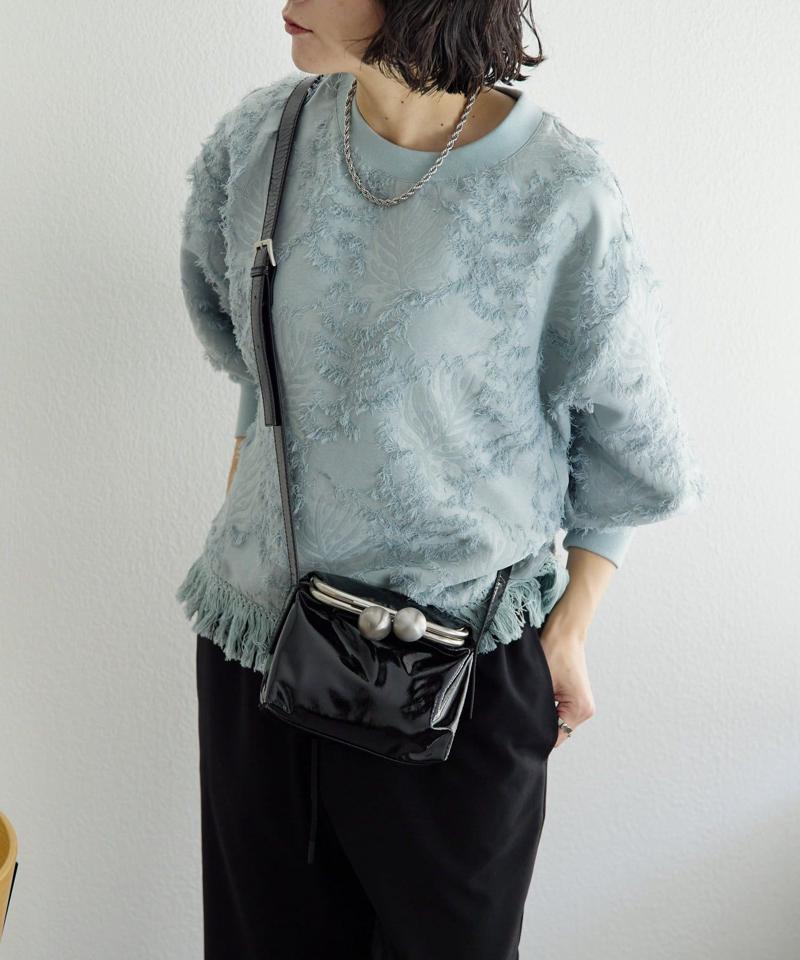 【kawa-kawa(カワカワ)】NO1464 口金スクエアポシェット/ショルダーバッグ