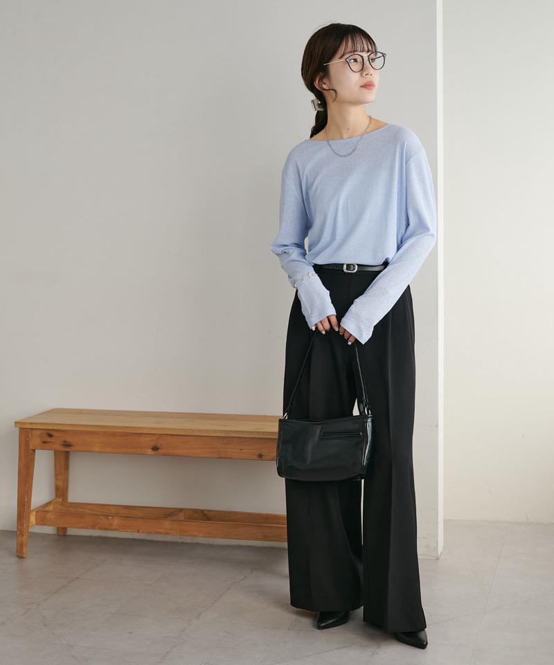 【万能インナー】シアープルオーバー　《WEB限定カラーあり》