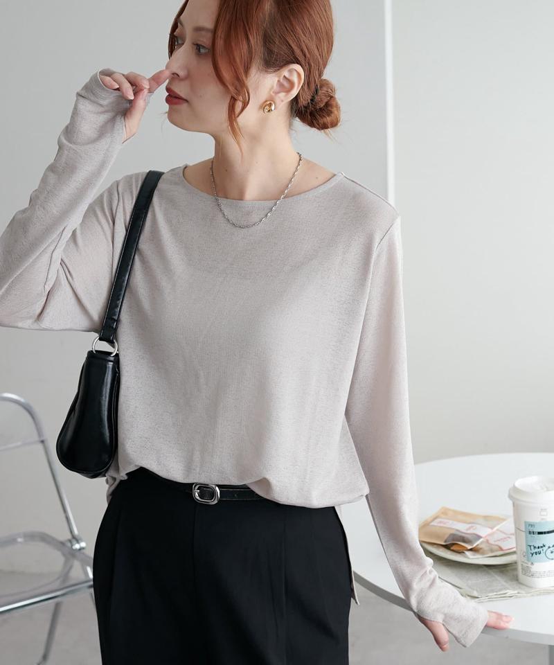 【万能インナー】シアープルオーバー　《WEB限定カラーあり》