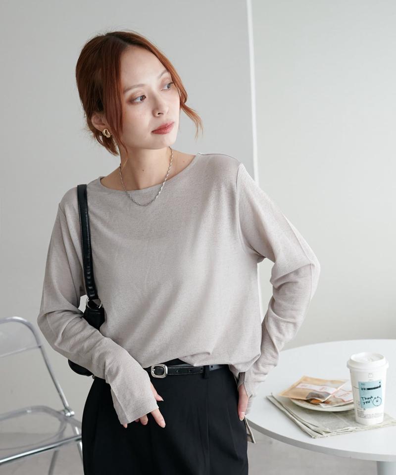 【万能インナー】シアープルオーバー　《WEB限定カラーあり》