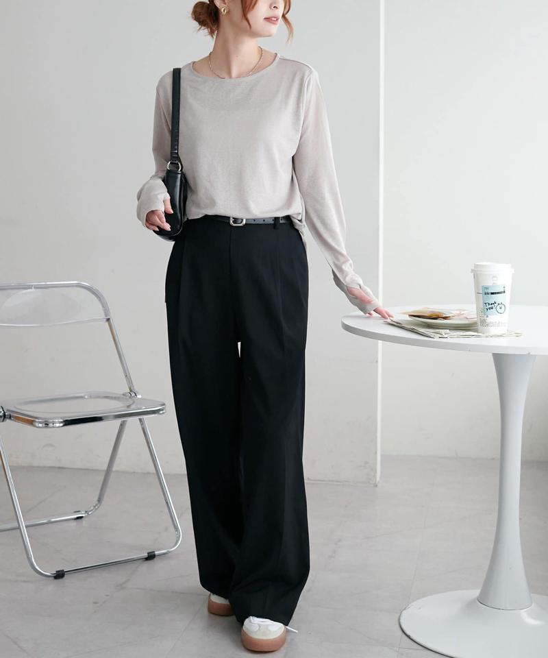 【万能インナー】シアープルオーバー　《WEB限定カラーあり》