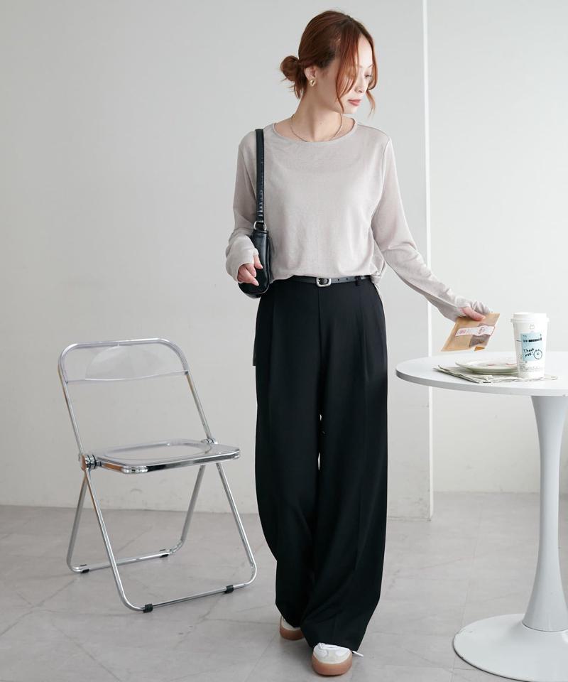 【万能インナー】シアープルオーバー　《WEB限定カラーあり》