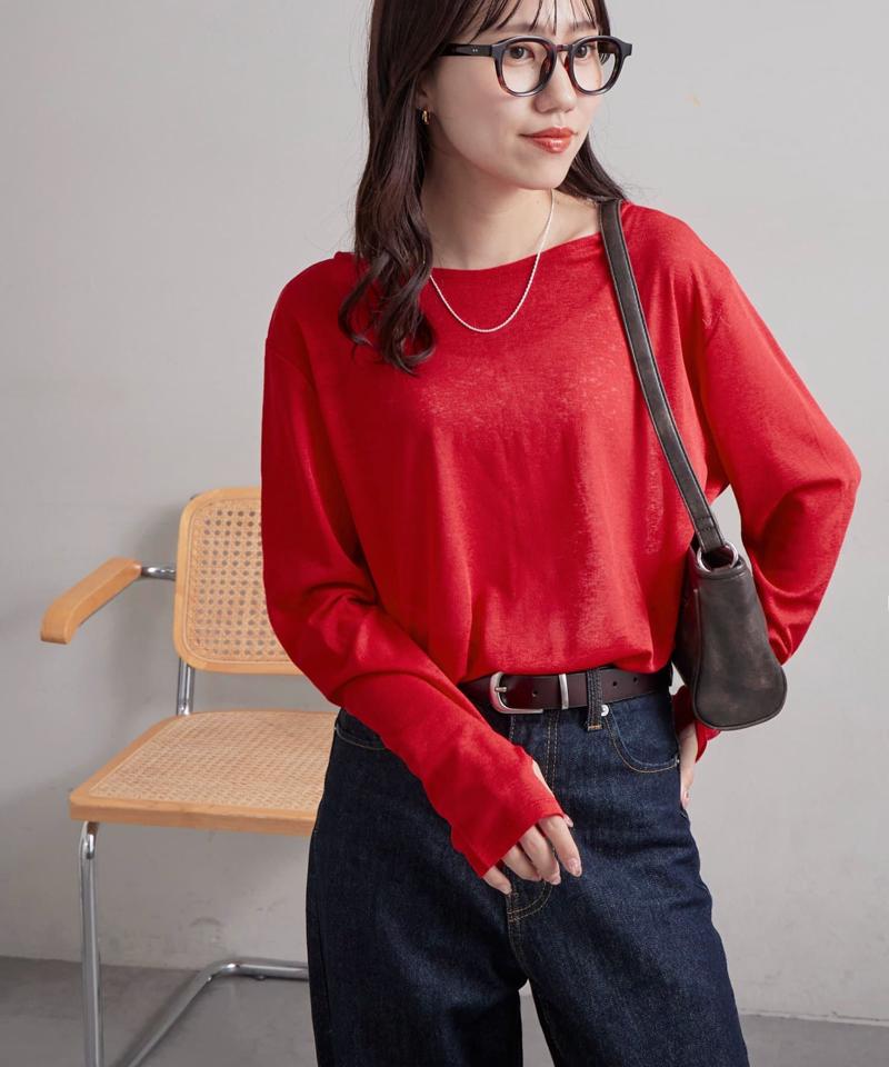 【万能インナー】シアープルオーバー　《WEB限定カラーあり》