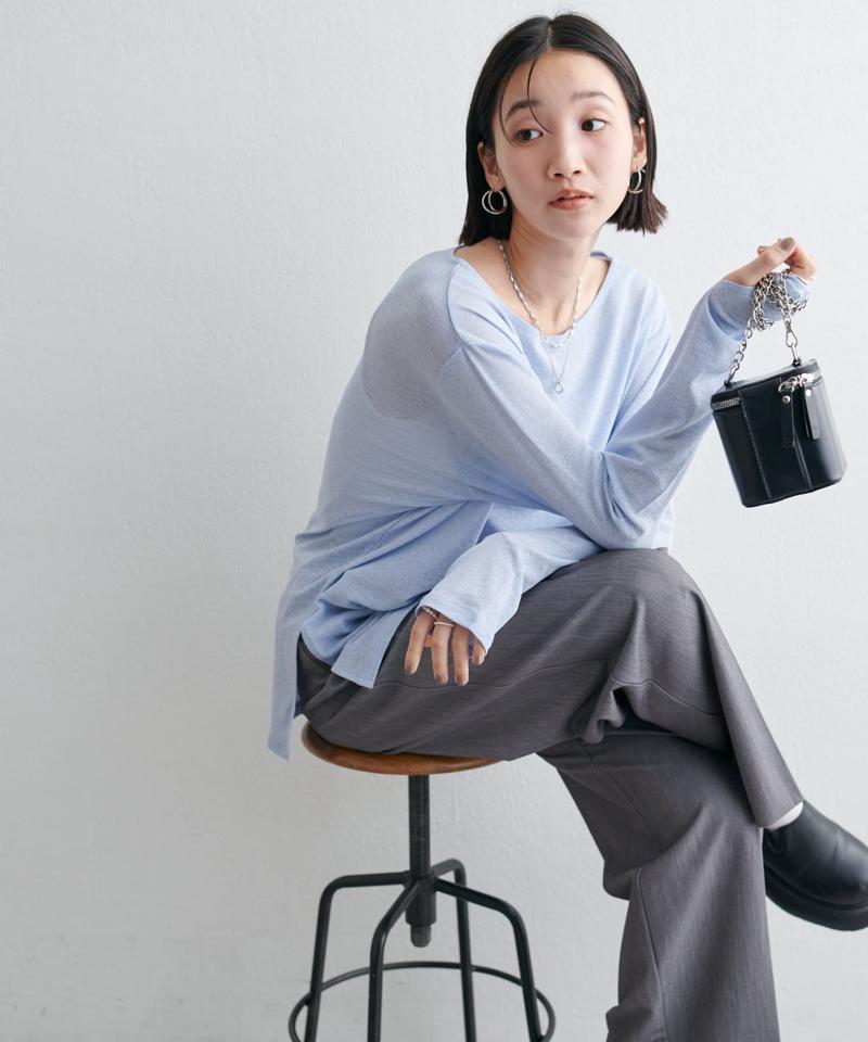 【万能インナー】シアープルオーバー　《WEB限定カラーあり》