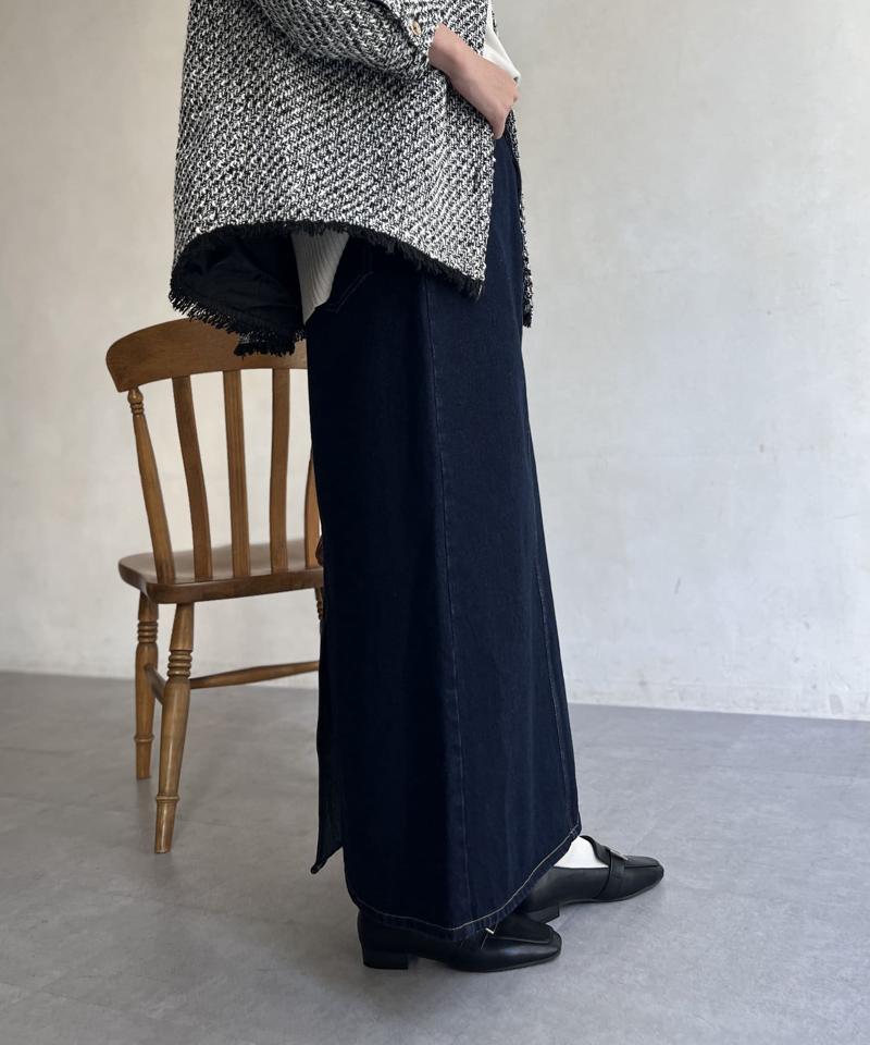 デニムロングスカート