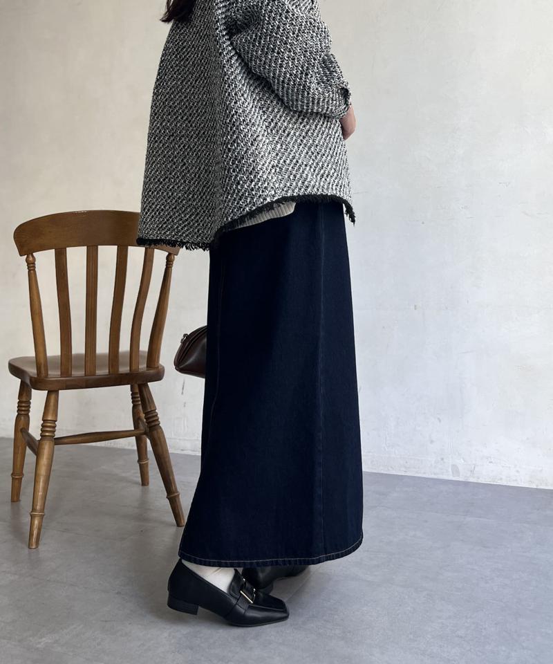 デニムロングスカート