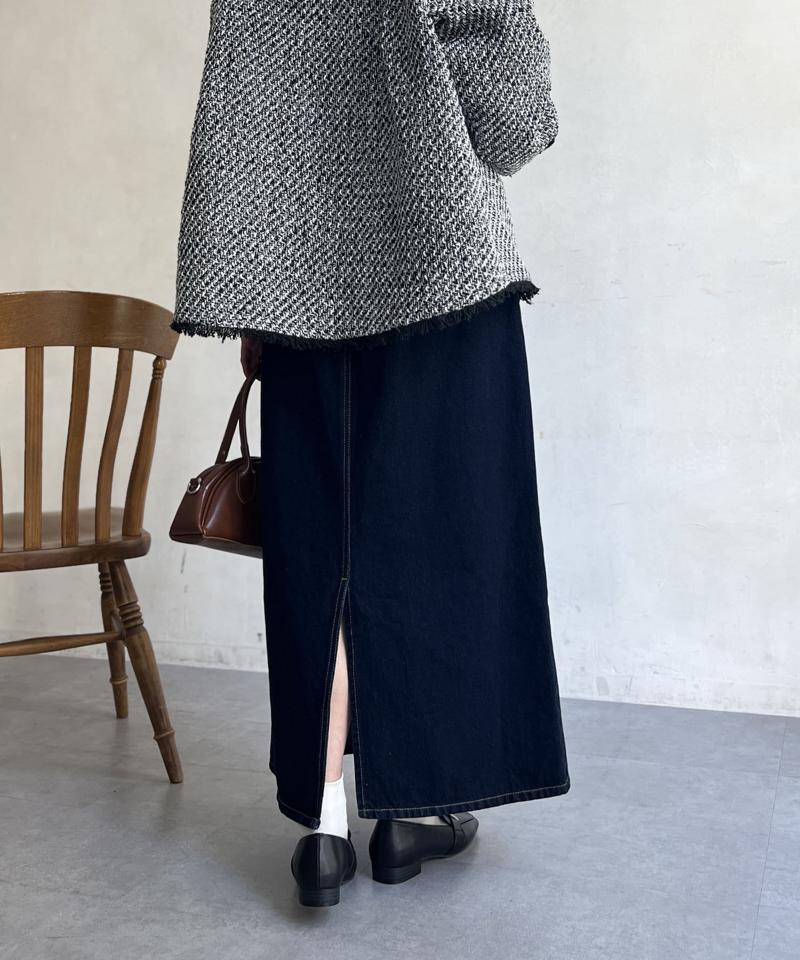 デニムロングスカート