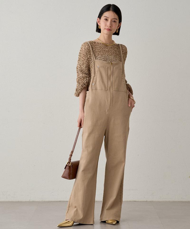 【オールシーズン対応】デニムオールインワン