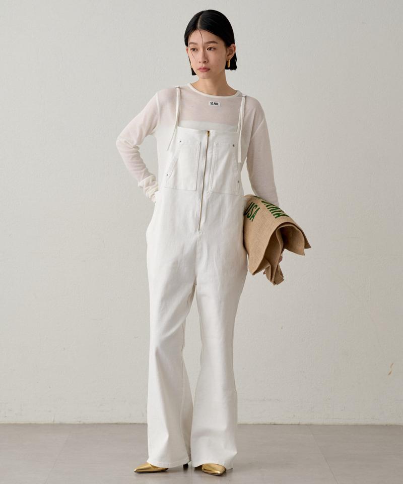 【オールシーズン対応】デニムオールインワン