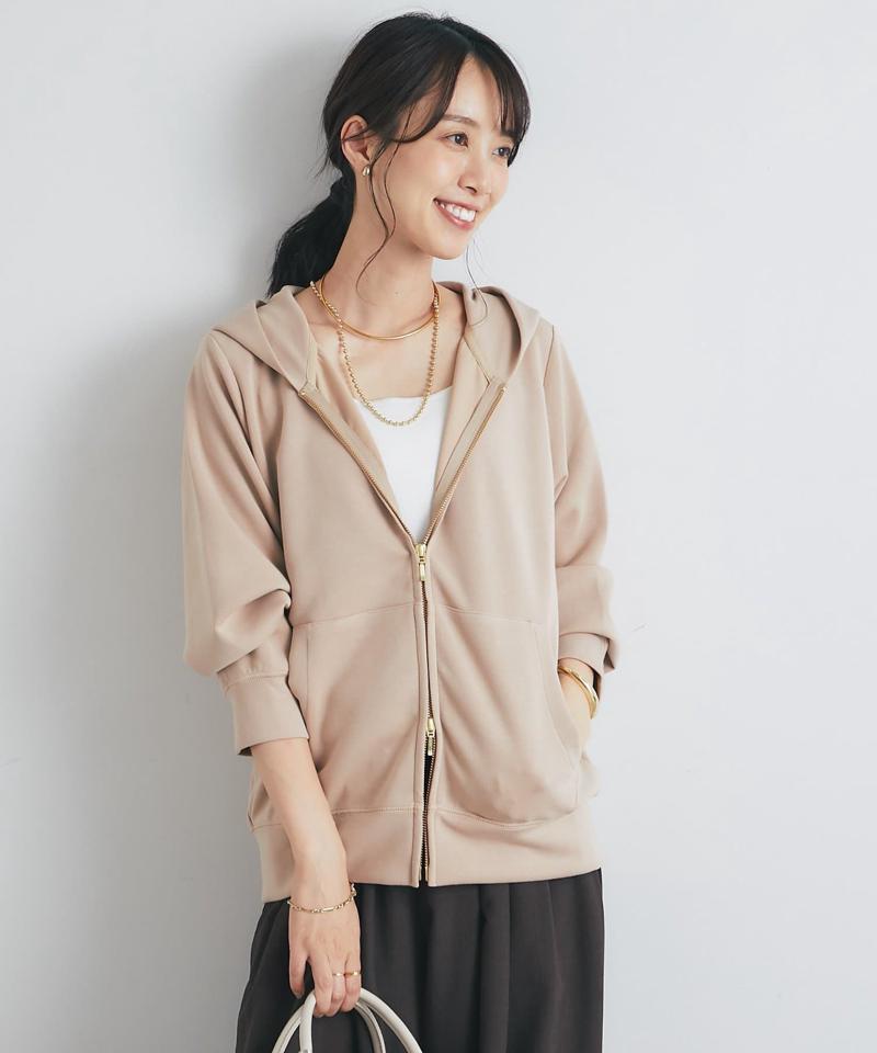 《羽織にも一枚着にも◎》ダンボールコンパクトパーカー