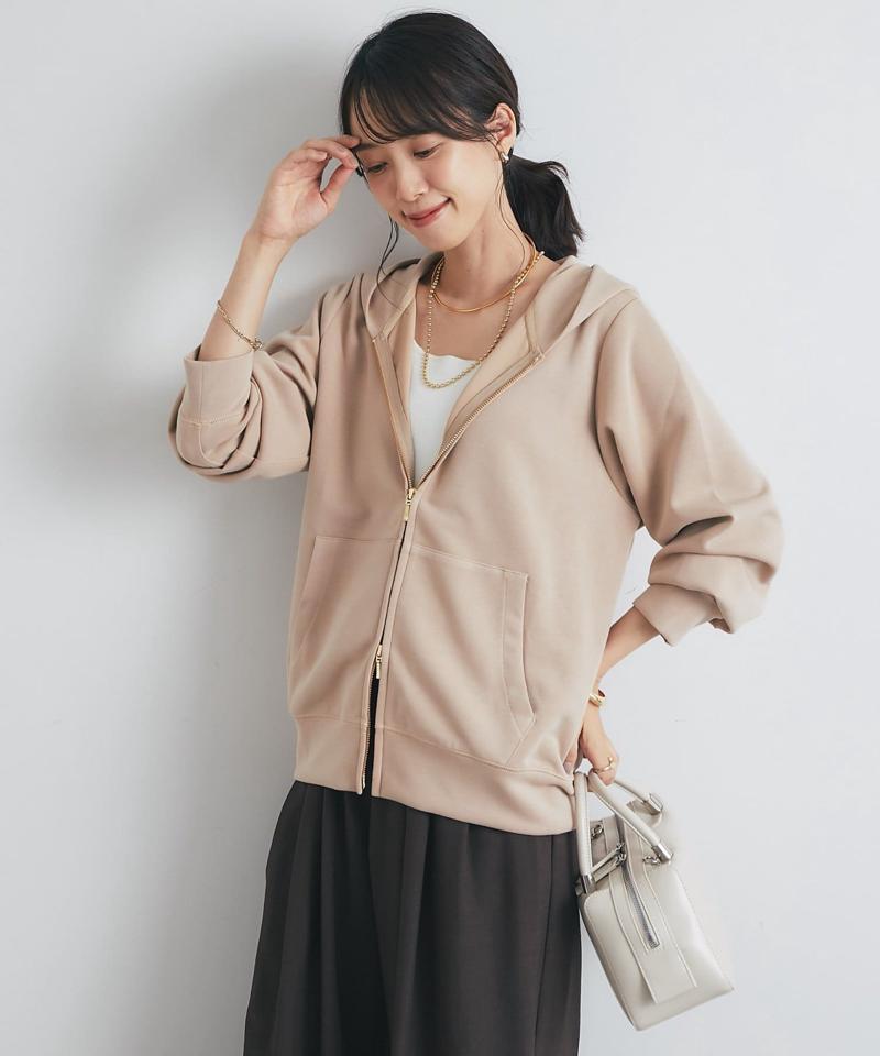 《羽織にも一枚着にも◎》ダンボールコンパクトパーカー