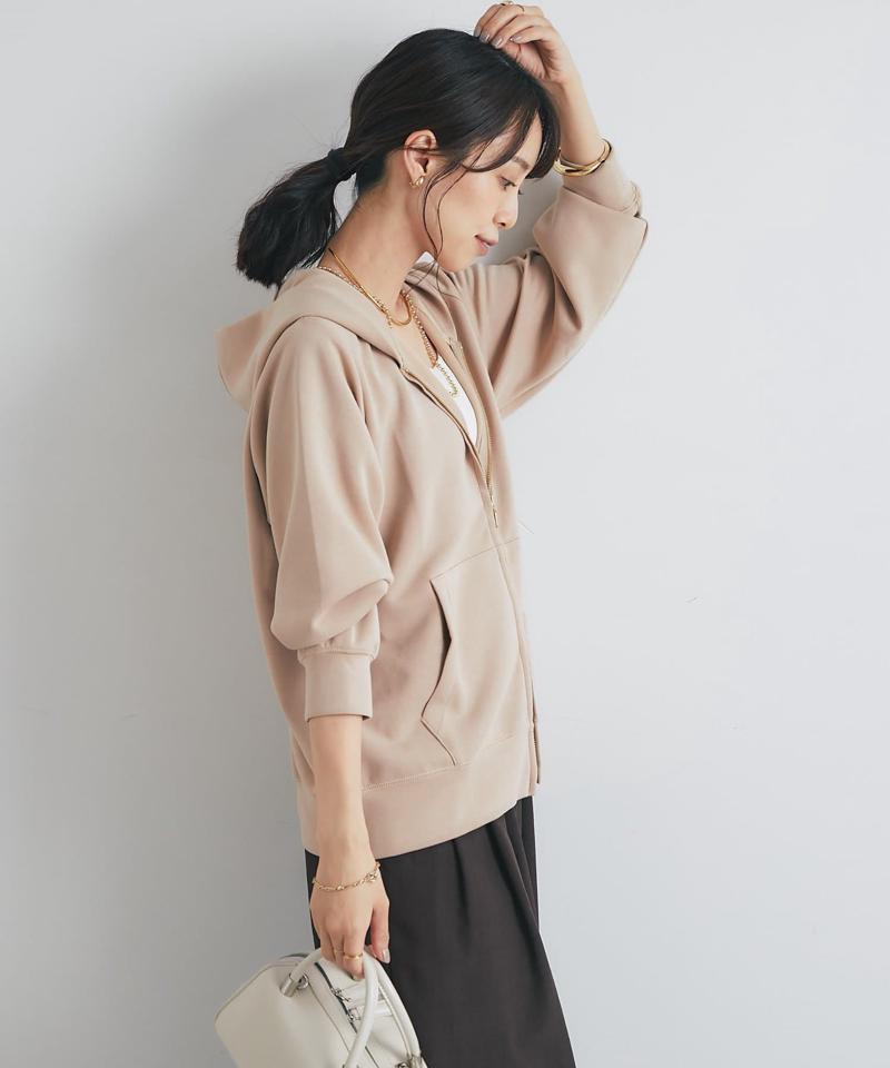 《羽織にも一枚着にも◎》ダンボールコンパクトパーカー