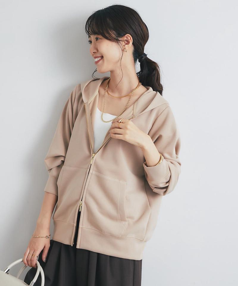 《羽織にも一枚着にも◎》ダンボールコンパクトパーカー