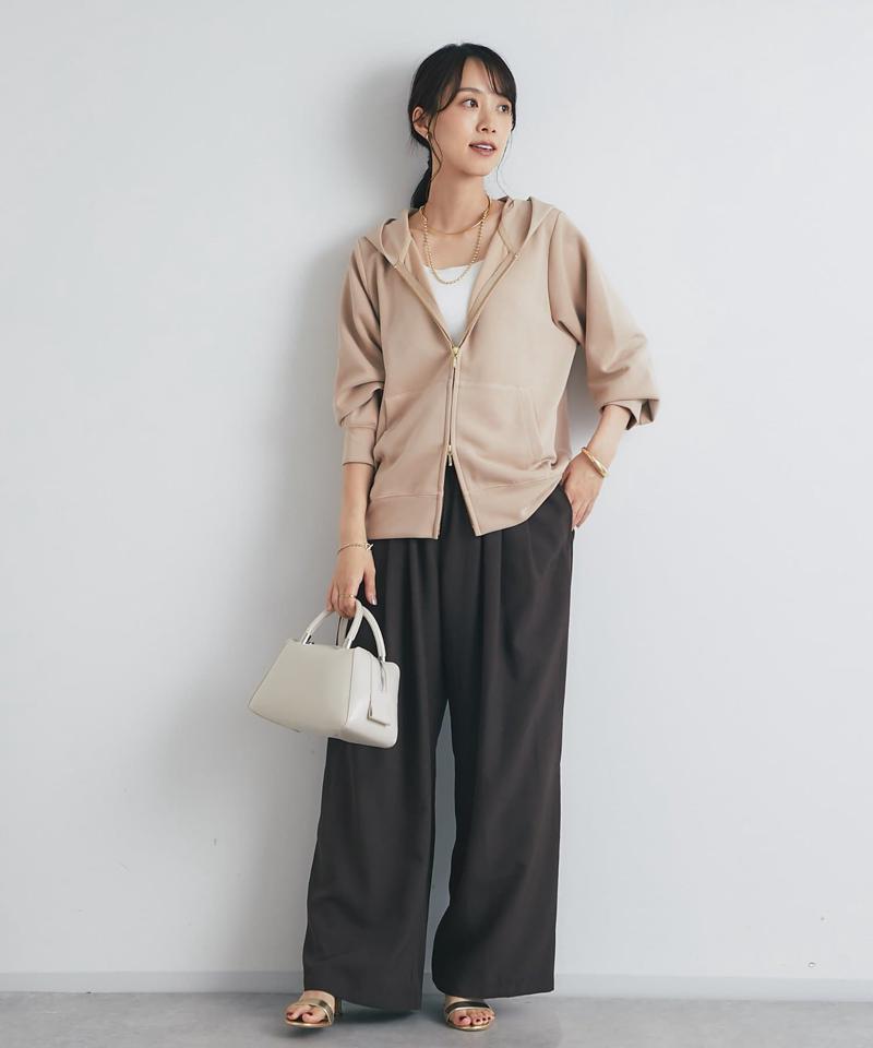 《羽織にも一枚着にも◎》ダンボールコンパクトパーカー