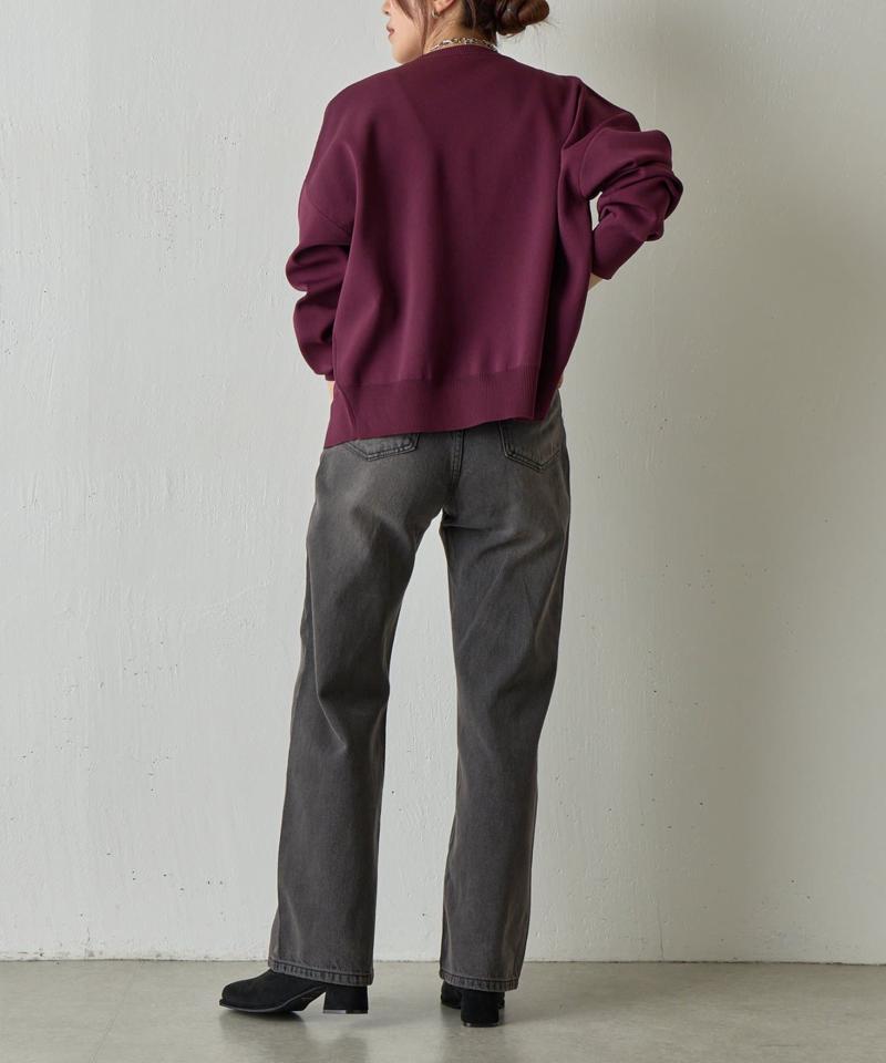 【セットアップ対応】ルーズストレートデニム