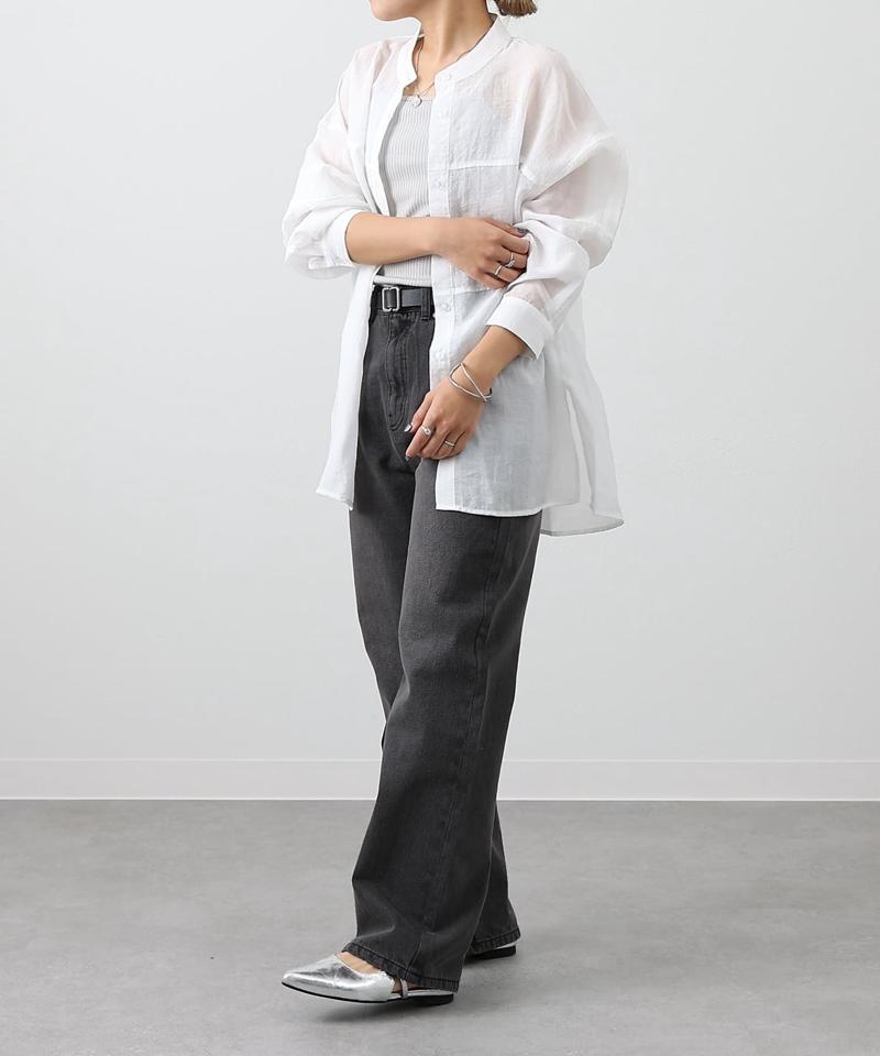 【セットアップ対応】ルーズストレートデニム