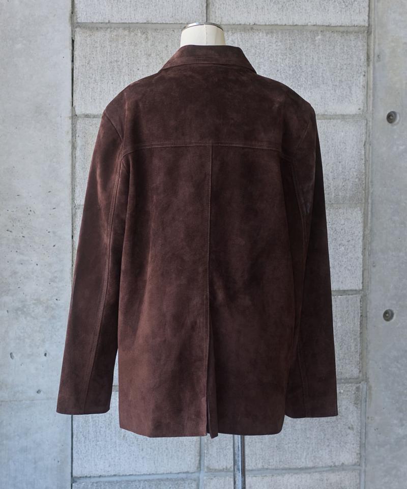 Suede leather jacket