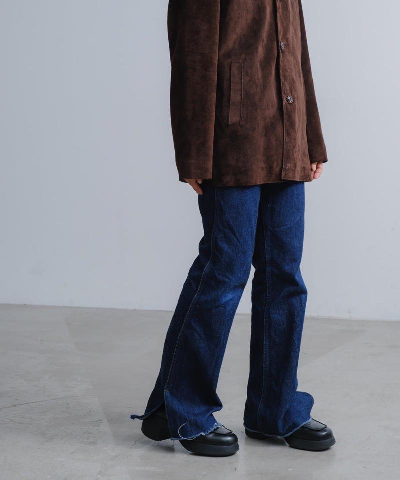 Suede leather jacket