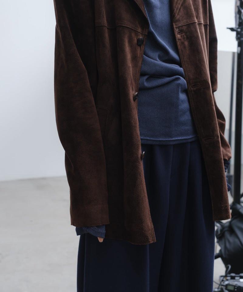 Suede leather jacket