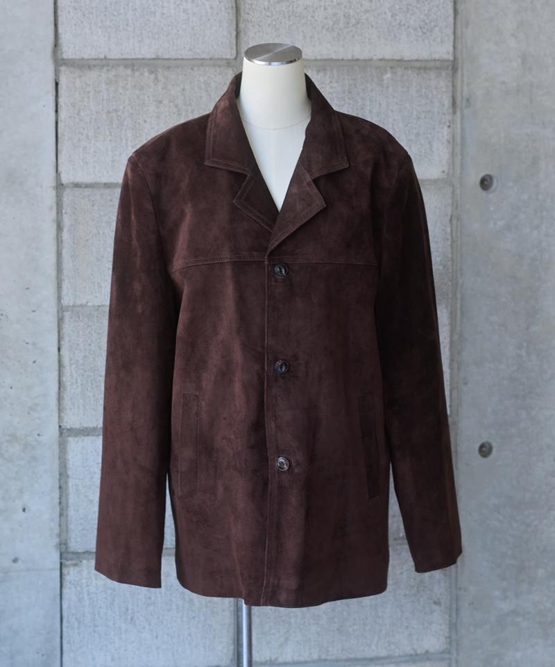 Suede leather jacket
