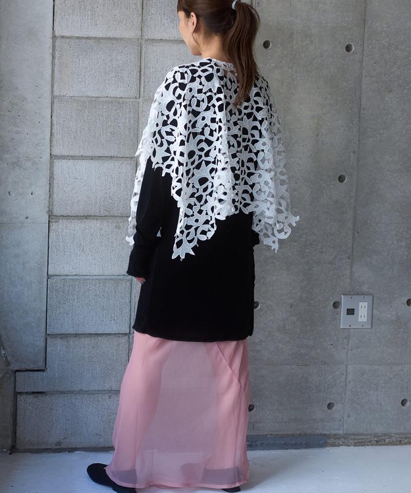 Battenberg lace multiway scarf