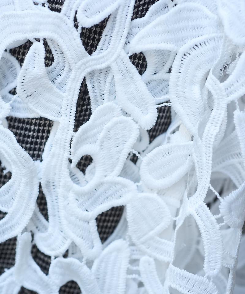 Battenberg lace multiway scarf