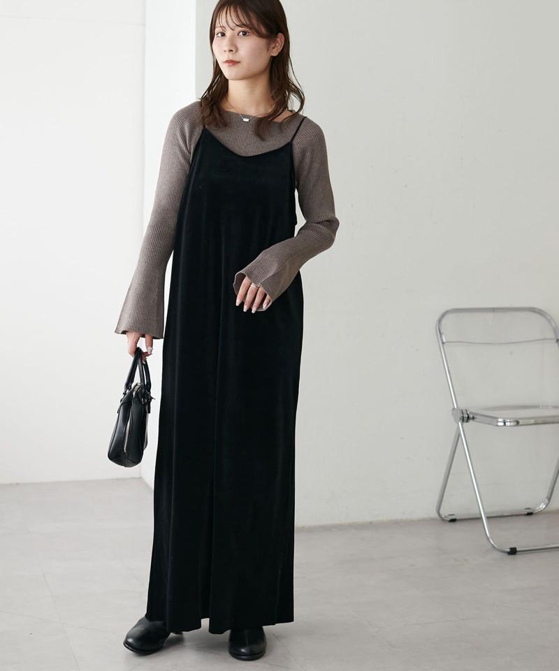 【新色追加！/WEB限定】リブスクエアネックプルオーバー