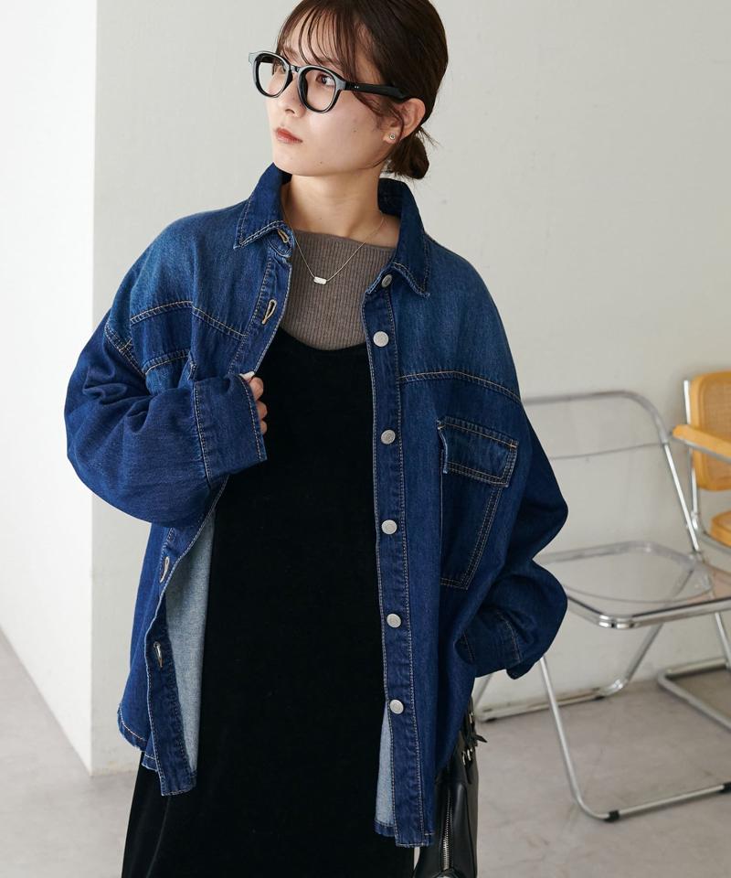 【新色追加！/WEB限定】リブスクエアネックプルオーバー