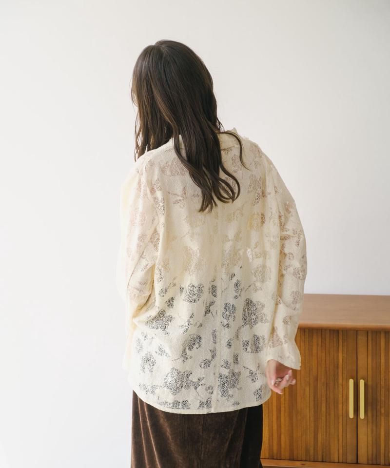 リバーシブルキルティングレースジャケット