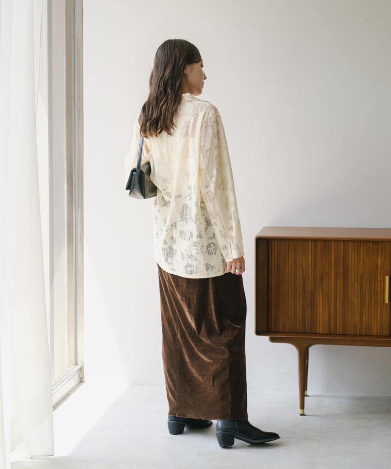 リバーシブルキルティングレースジャケット