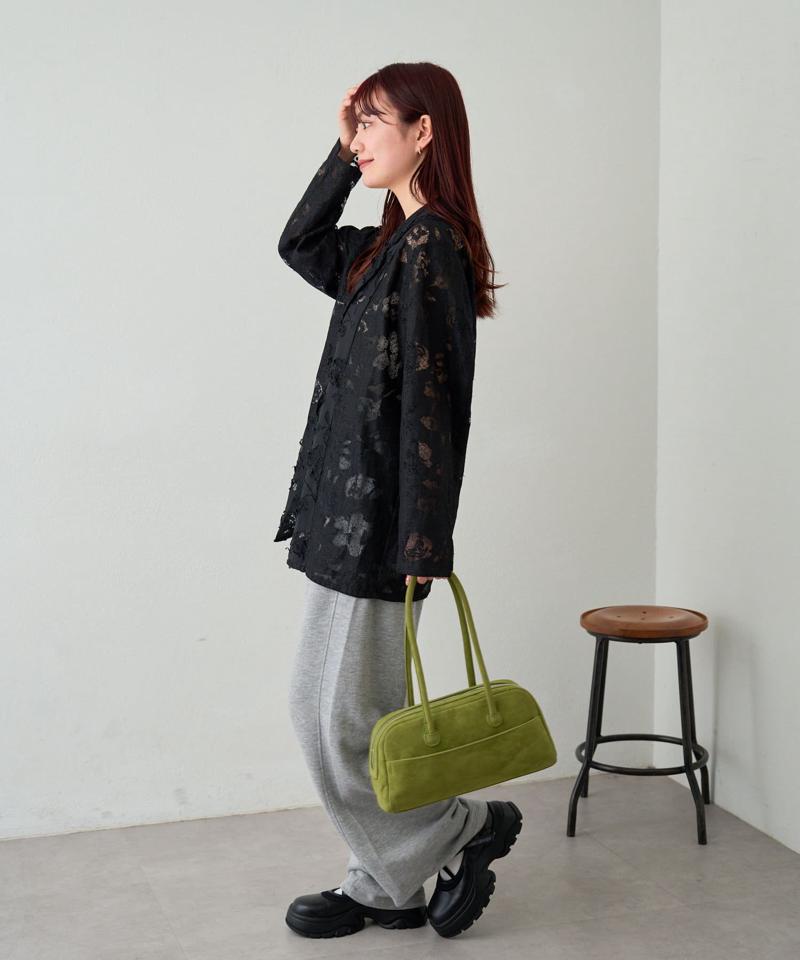 リバーシブルキルティングレースジャケット