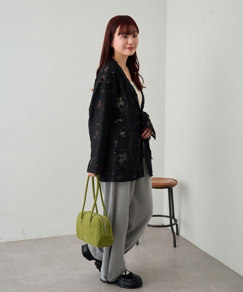 リバーシブルキルティングレースジャケット