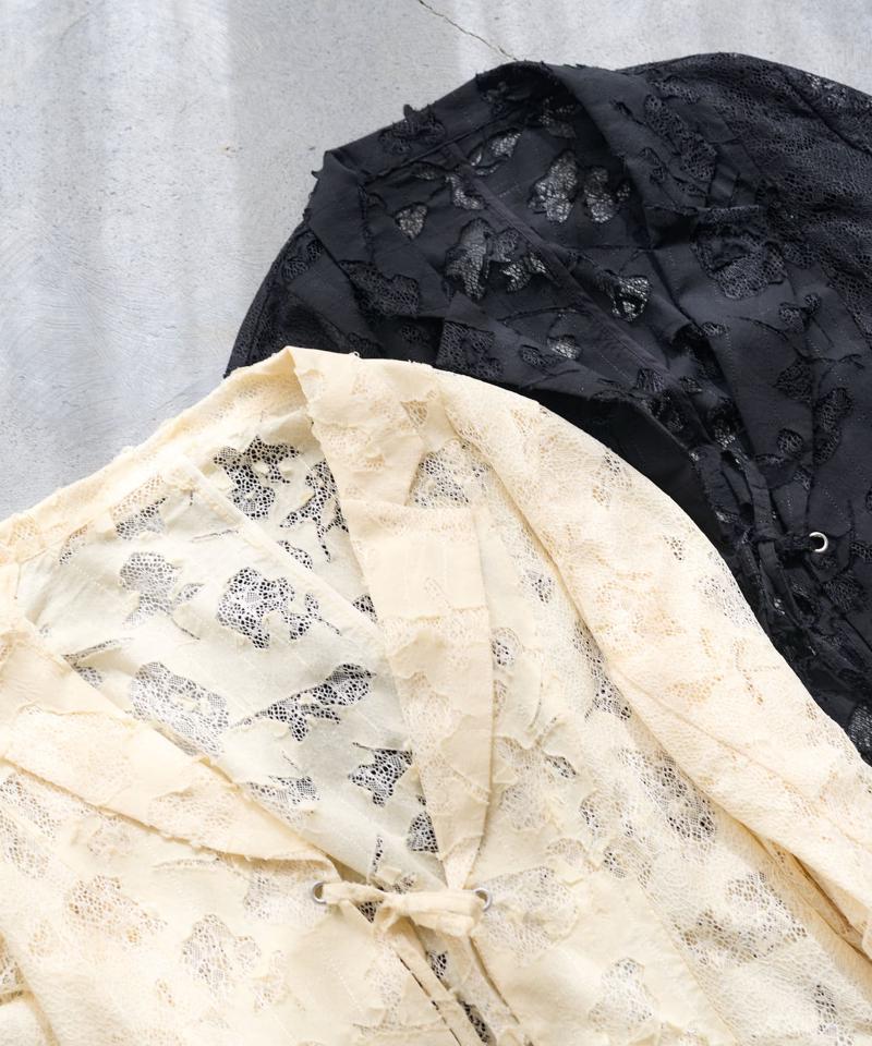 リバーシブルキルティングレースジャケット