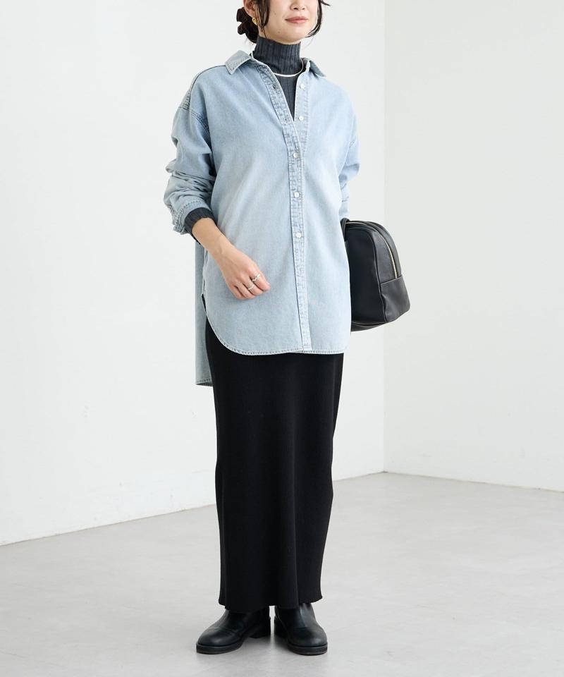 【新色追加・リバイバル】シルクカシミヤリブニット