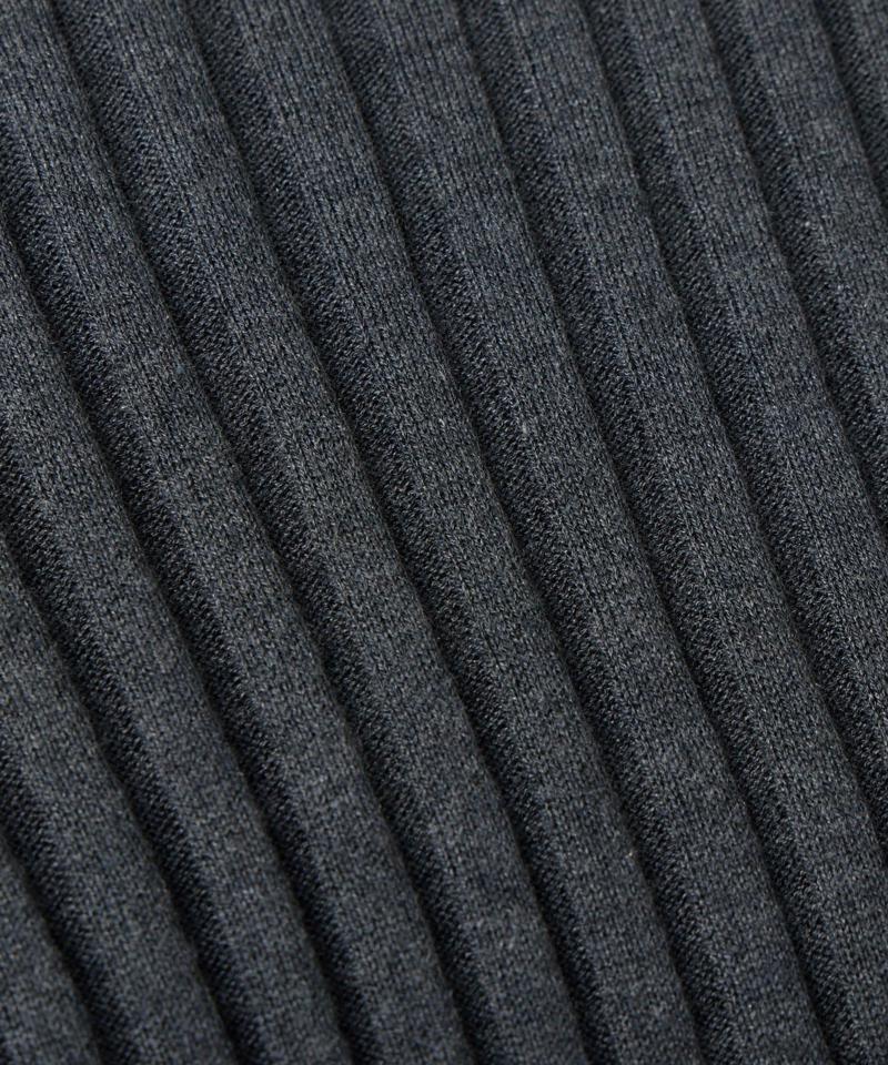 【新色追加・リバイバル】シルクカシミヤリブニット