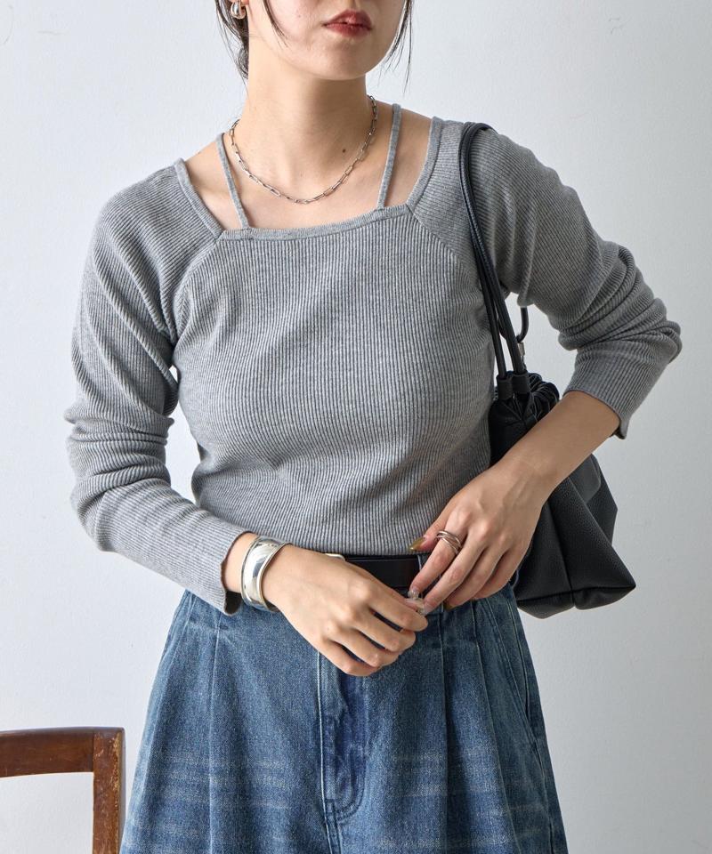 【リバイバル】PBTレイヤード風ニット