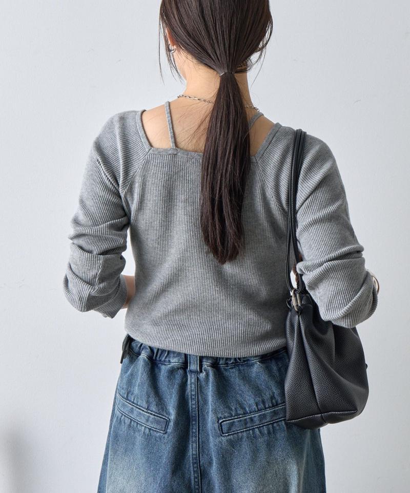 【リバイバル】PBTレイヤード風ニット