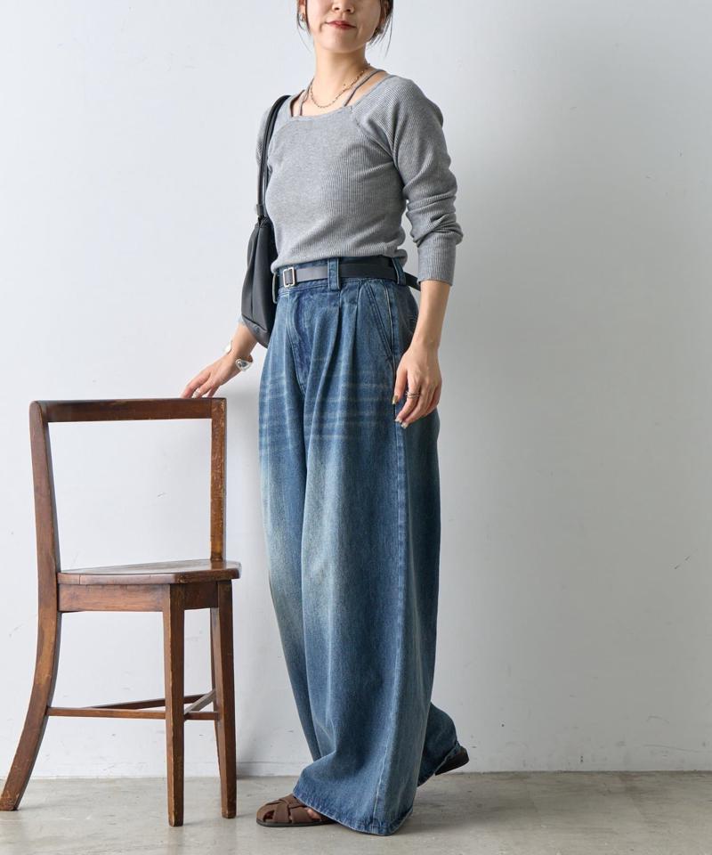 【リバイバル】PBTレイヤード風ニット