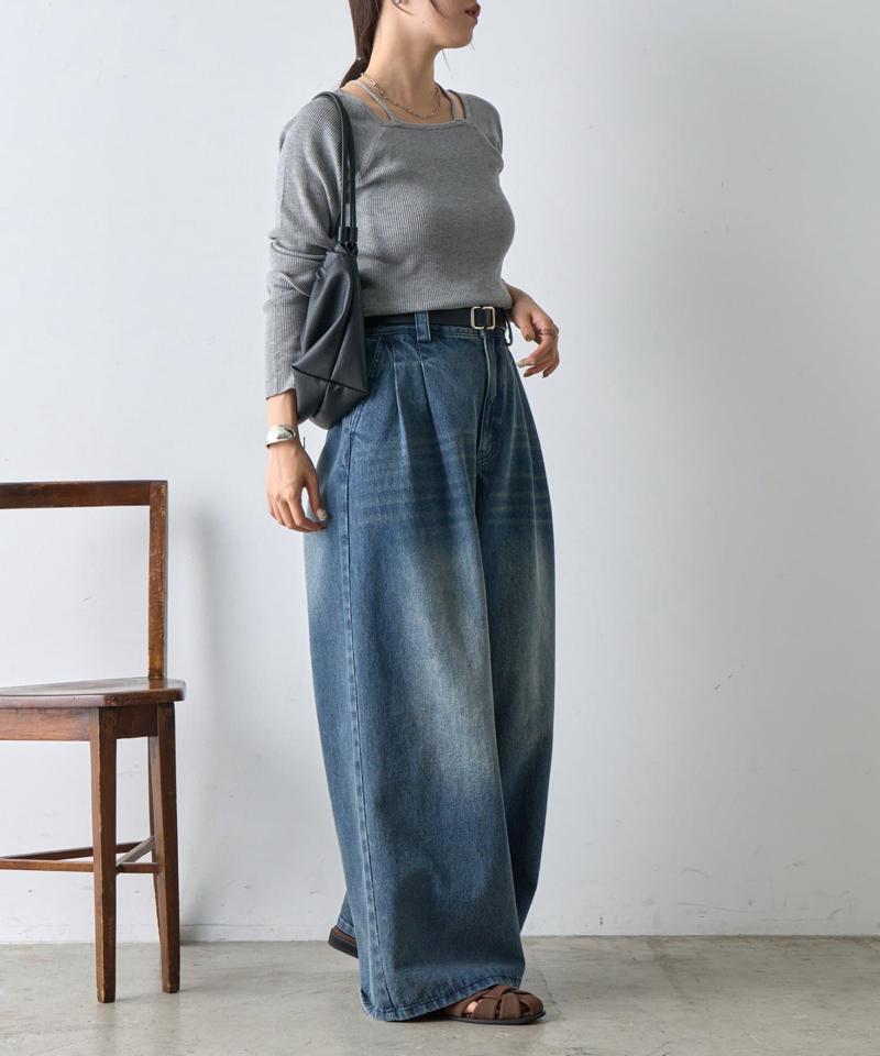 【リバイバル】PBTレイヤード風ニット