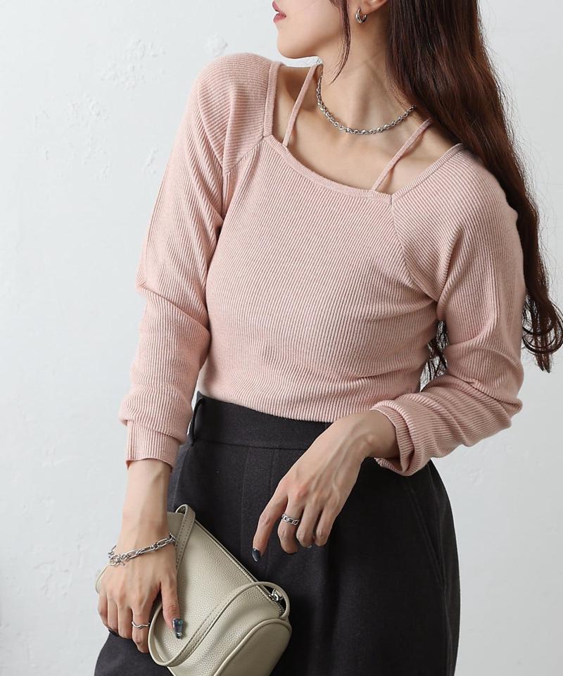 【リバイバル】PBTレイヤード風ニット