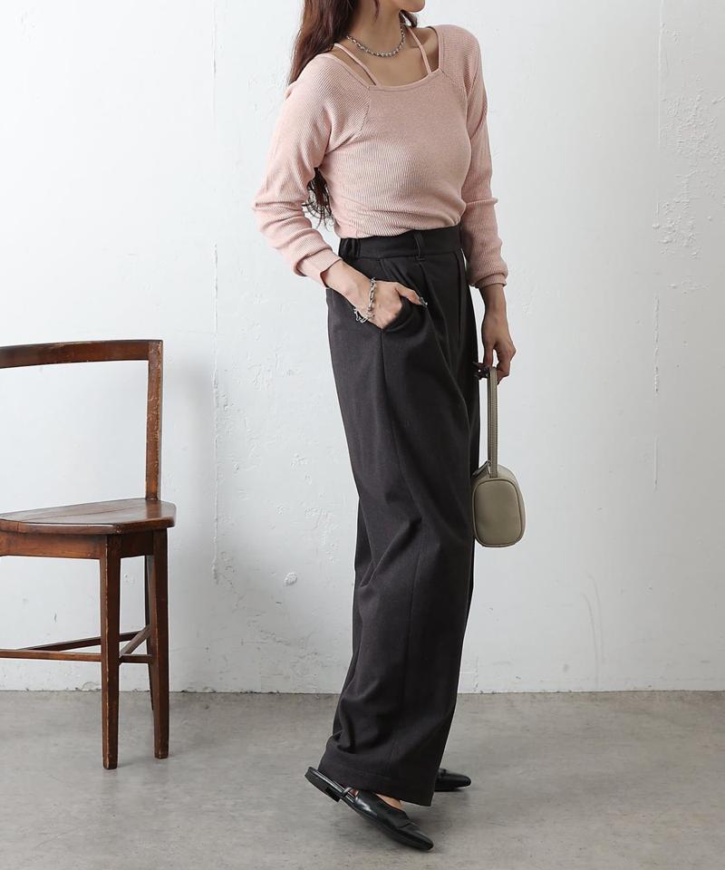 【リバイバル】PBTレイヤード風ニット