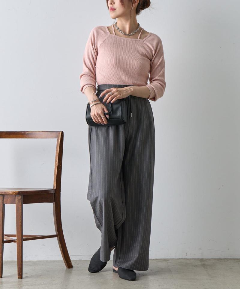 【リバイバル】PBTレイヤード風ニット