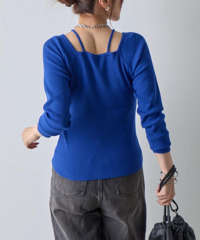 【リバイバル】PBTレイヤード風ニット