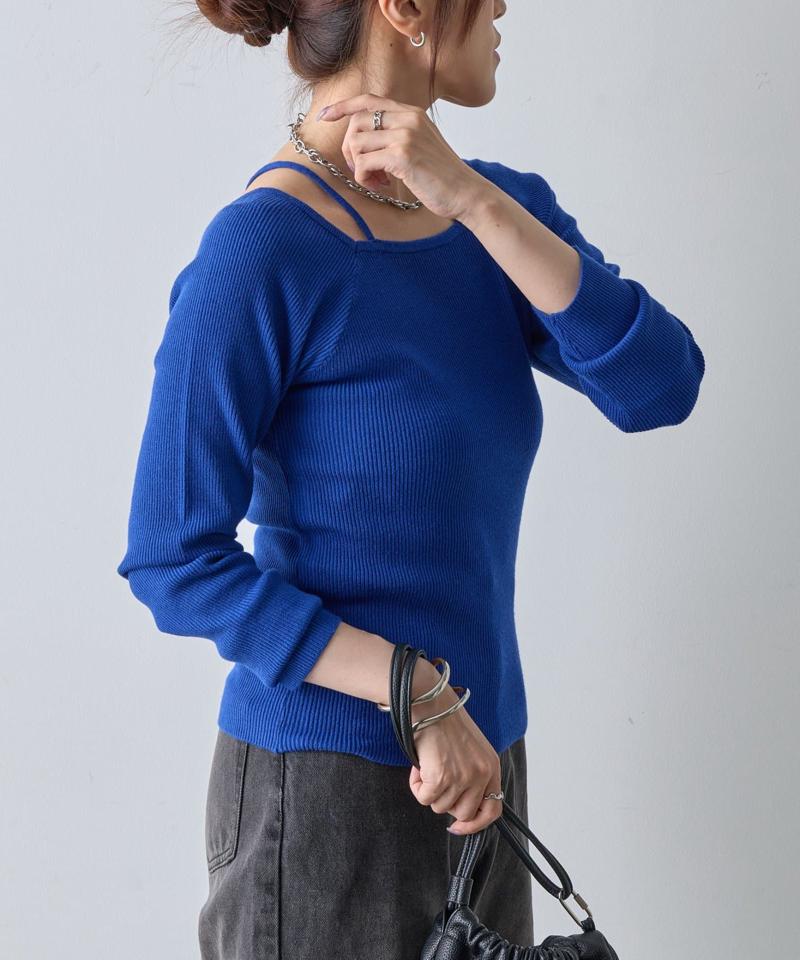 【リバイバル】PBTレイヤード風ニット