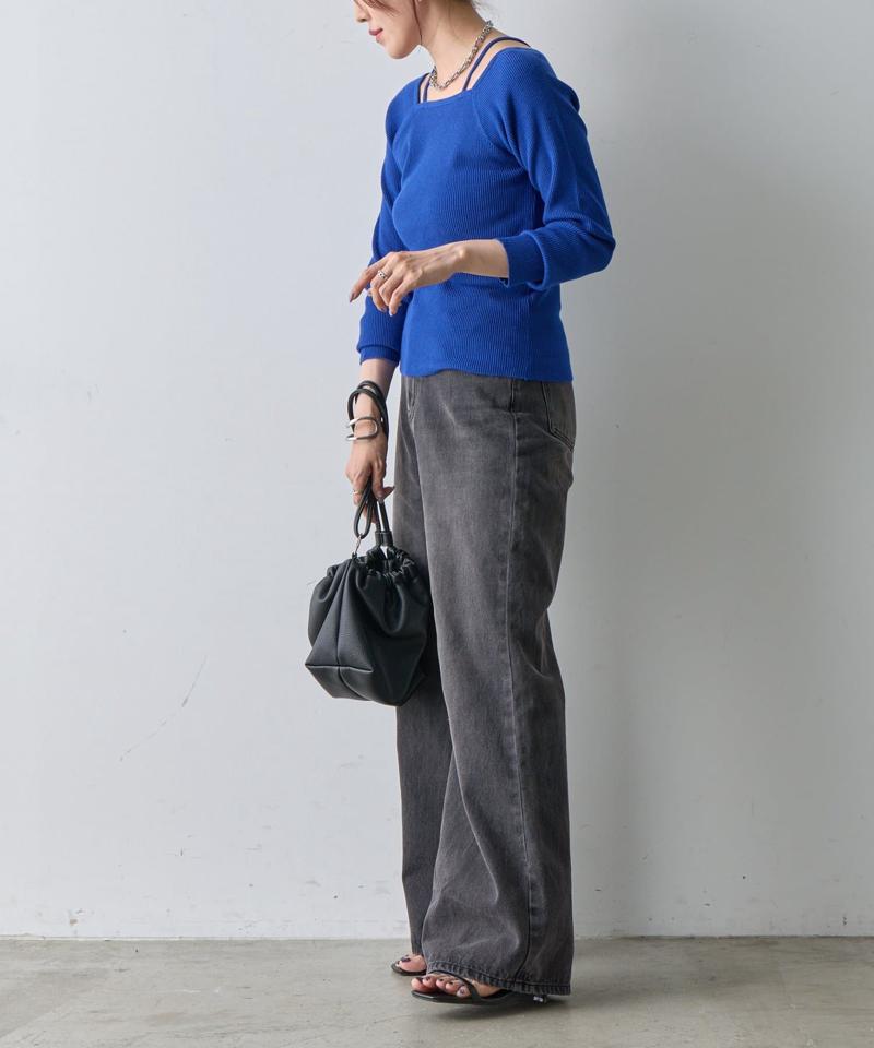 【リバイバル】PBTレイヤード風ニット